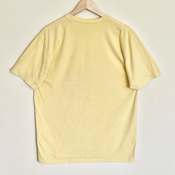 Anchorman Ron Burgundy Jogging or Yogging Retro Yellow T Shirt Adult size Large - Picture 7 of 10